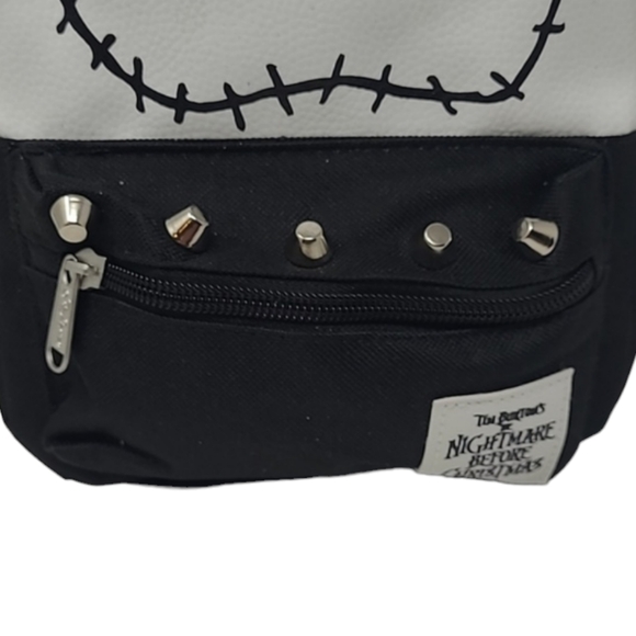 NEW-DISNEY THE NIGHTMARE BEFORE CHRISTMAS JACK SKELLINGTON-MINI BACKPACK STUDDED - Picture 3 of 16
